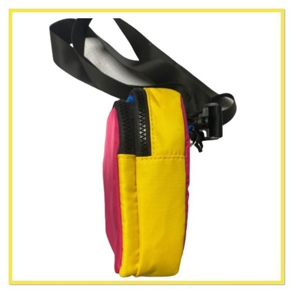 No Boundaries Pink and Yellow Gabriella Crossbody Bag - Picture 3 of 7